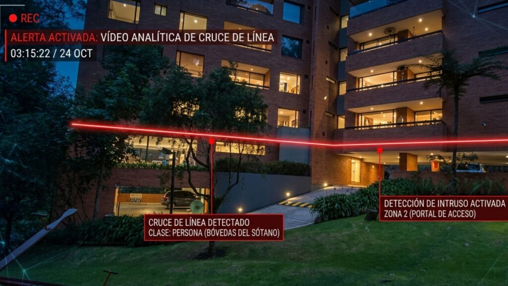 Línea de perimetro